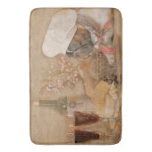 Französische Bulldoggen-Kochs-Küche oder Badematte (Vorderseite Vertikal)