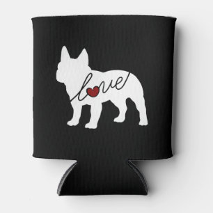 Französische Bulldoggen-Liebe Dosenkühler