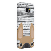 Französische Bulldoggen-Liebe Geo Fall-Kitz mono Case-Mate Samsung Galaxy Hülle (Rückseite/rechts)