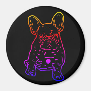 Französische Bulldoggen Magnet