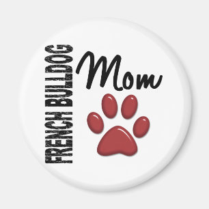 Französische Bulldoggen-Mama 2 Magnet