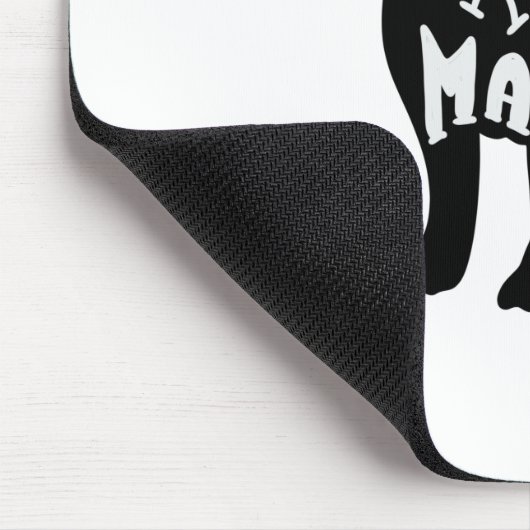 Französische Bulldoggen-Mama Frenchie Mutter-Cute Mousepad (Ecke)