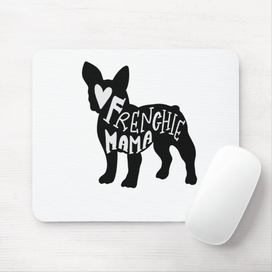 Französische Bulldoggen-Mama Frenchie Mutter-Cute Mousepad (Mit Mouse)