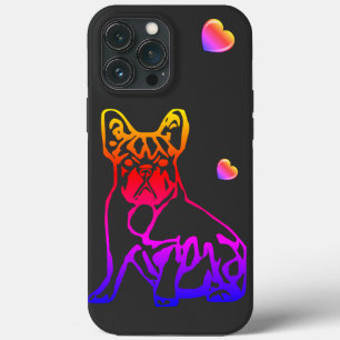 Französische Bulldoggen mit Herz French Bulldog Case-Mate iPhone Hülle