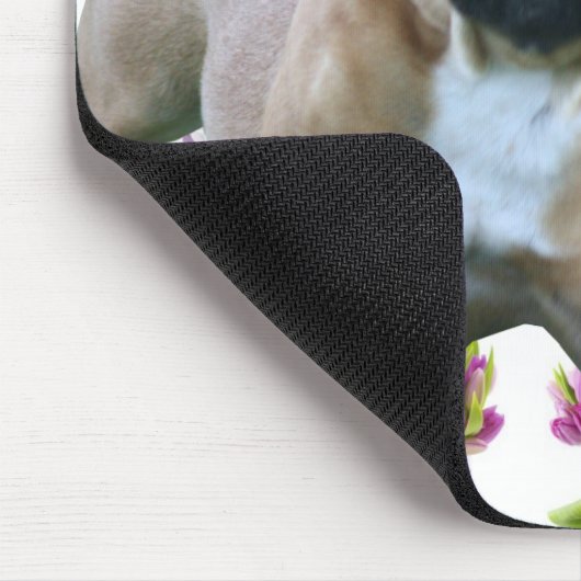 Französische Bulldoggen Mousepad (Ecke)