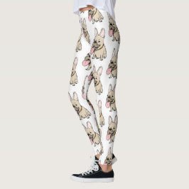 Französische Bulldoggen-Muster Leggings