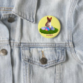Französische Bulldoggen Ostern French Bulldog Button (Beispiel)