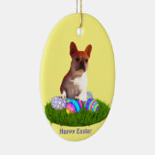 Französische Bulldoggen Ostern French Bulldog Keramik Ornament (Rechts)