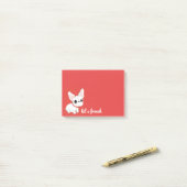 Französische Bulldoggen-Post-Itanmerkungen Post-it Klebezettel (Auf Schreibtisch)