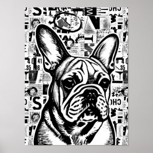Französische Bulldoggen-Poster und -Prints Poster