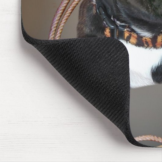 FRANZÖSISCHE BULLDOGGEN-RODEO-CHAMPION MOUSEPAD (Ecke)