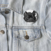 Französische Bulldoggen-runder Knopf Button (Beispiel)