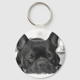 Französische Bulldoggen-Schlüsselanhänger Schlüsselanhänger