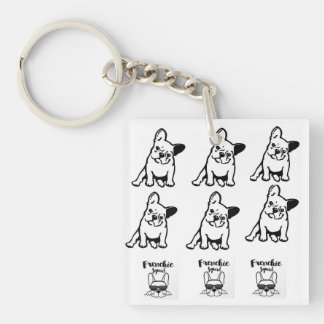 Französische Bulldoggen-Schlüsselring Schlüsselanhänger