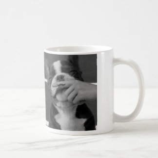 Französische Bulldoggen-Schnurrbart-Tasse Kaffeetasse
