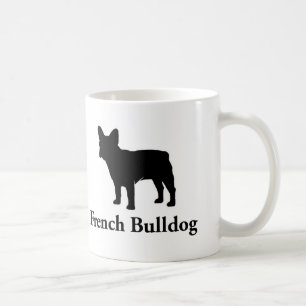 Französische Bulldoggen-Silhouette Kaffeetasse