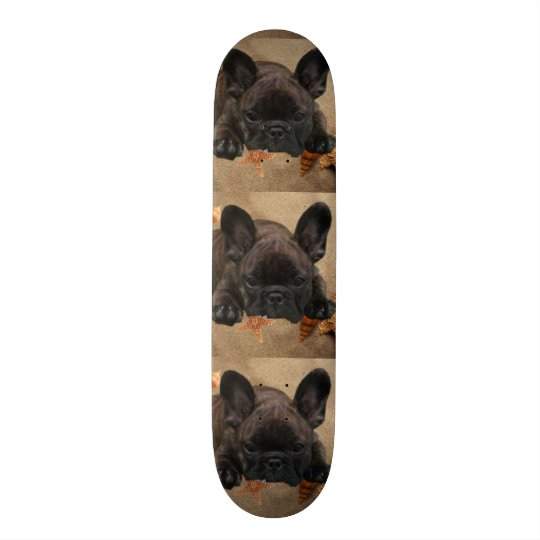 Französische Bulldoggen Skateboard Personalisierte Skatedecks