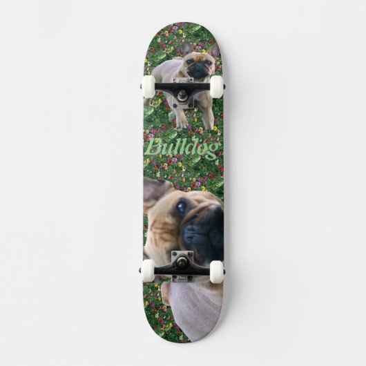 Französische Bulldoggen-Skateboard Skateboard (Vorderseite)