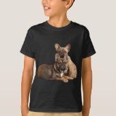 Französische Bulldoggen T-Shirt (Vorderseite)