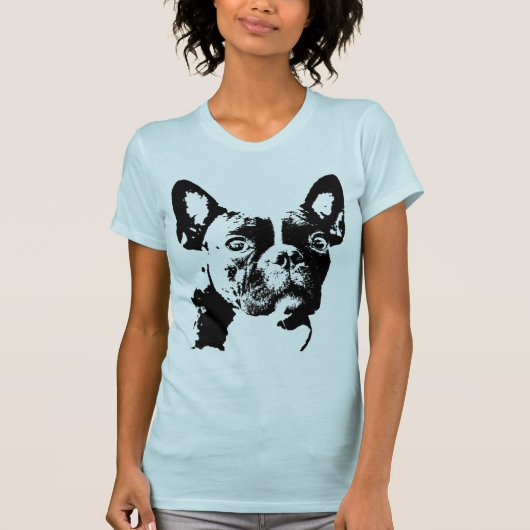 Französische Bulldoggen-T - Shirt (Vorderseite)