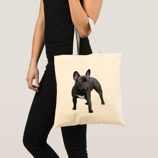 Französische Bulldoggen-Taschen-Tasche Tragetasche (Vorderseite (Produkt))