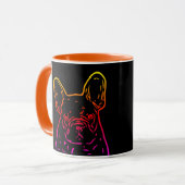 Französische Bulldoggen Tasse (Vorderseite Links)