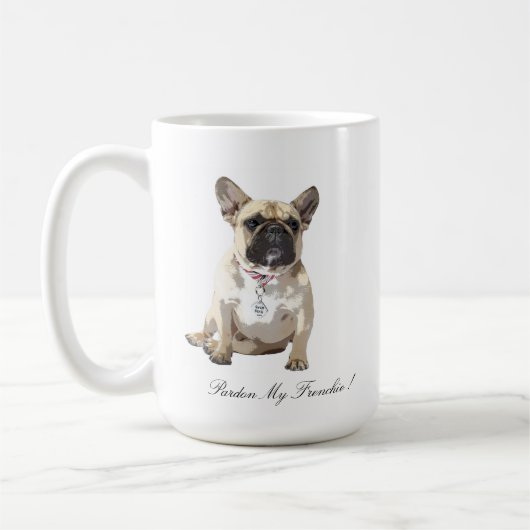 Französische Bulldoggen-Tasse Kaffeetasse (Links)