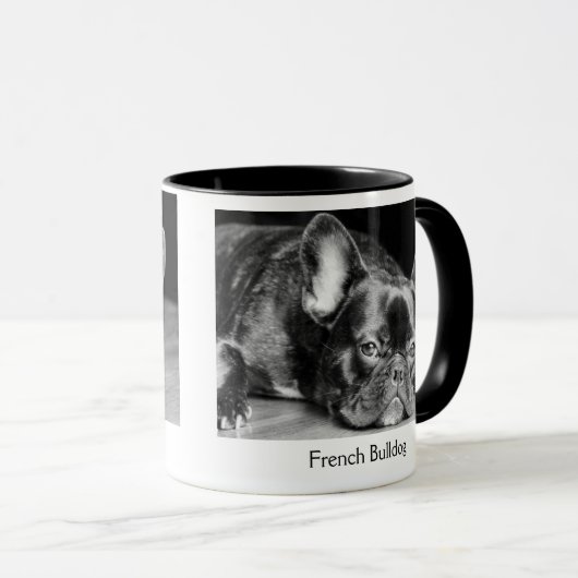 Französische Bulldoggen-Tasse Tasse (VorderseiteRechts)
