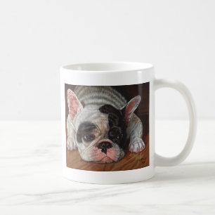 Französische Bulldoggen-Tassen-Schale Kaffeetasse