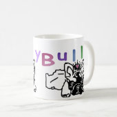 Französische Bulldoggen Teetasse (VorderseiteRechts)