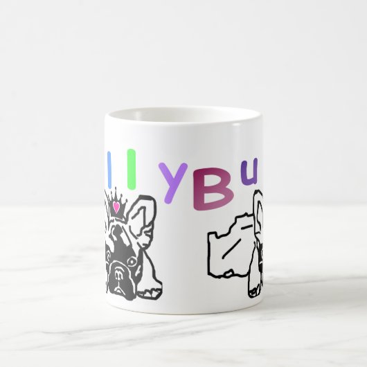 Französische Bulldoggen Teetasse (Mittel)