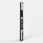 Französische Bulldoggen-und Finger-Schnurrbart Case-Mate iPhone Hülle (Hinten/Rechts)