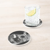 Französische Bulldoggen-Untersetzer Getränkeuntersetzer (Seite)