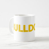 Französische Bulldoggen-Vater Kaffeetasse (Vorderseite Links)