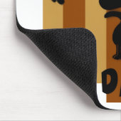 Französische Bulldoggen-Vater Mousepad (Ecke)