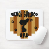 Französische Bulldoggen-Vater Mousepad (Mit Mouse)