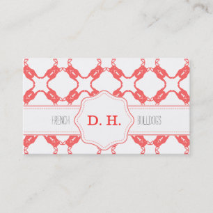 Französische Bulldoggen Visitenkarte