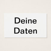 Französische Bulldoggen Visitenkarten (Rückseite)