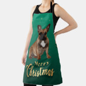 Französische Bulldoggen Weihnachten Feier Schürze (InSitu)