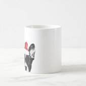 Französische Bulldoggen-Weihnachten Sankt Kaffeetasse (Mittel)