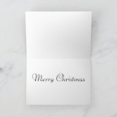 Französische Bulldoggen-Weihnachtskarte Feiertagskarte (Innenseite)