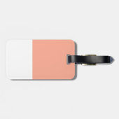 Französische Bulldoggen-Welpe Gepäckanhänger (Rückseite horizontal)