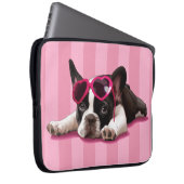 Französische Bulldoggen-Welpe Laptopschutzhülle (Vorne Rechts)