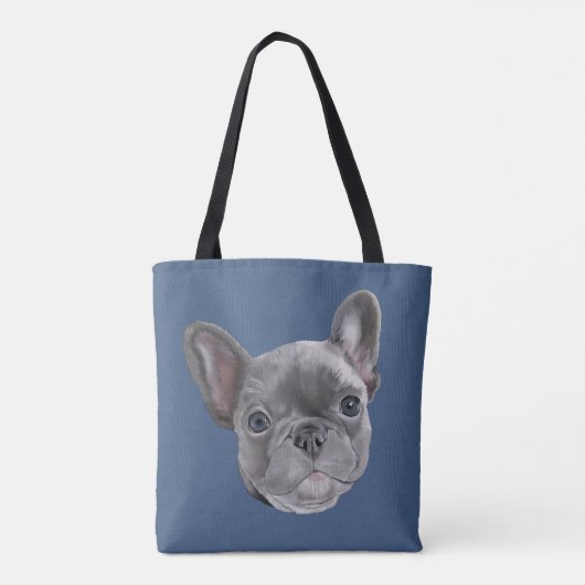 Französische Bulldoggen-Welpe Tasche (Rückseite)