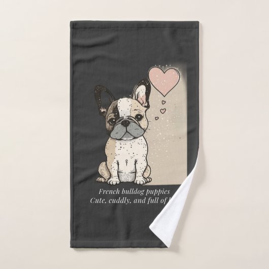 Französische Bulldoggen-Welpen - Niedlich und voll Handtuch (Handtuch)