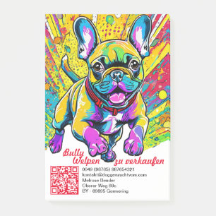 Französische Bulldoggen Welpen zu verkaufen Post-it Klebezettel