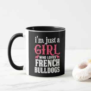 Französische Bulldoggen-Zitat Tasse