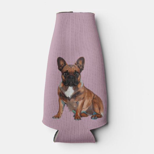 französische Bulldoggen zwei Freunde, Flaschenkühler (Vorderseite)