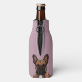 französische Bulldoggen zwei Freunde, Flaschenkühler (Flasche Rückseite)