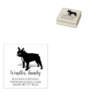 Französische Bulldoggespecial-Briefmarke Gummistem Gummistempel